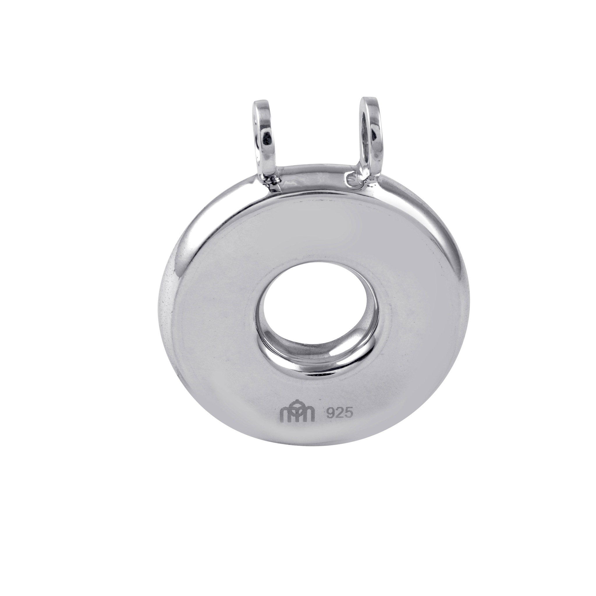 Silverhänge med runda former. Silver pendant with round a round shape.