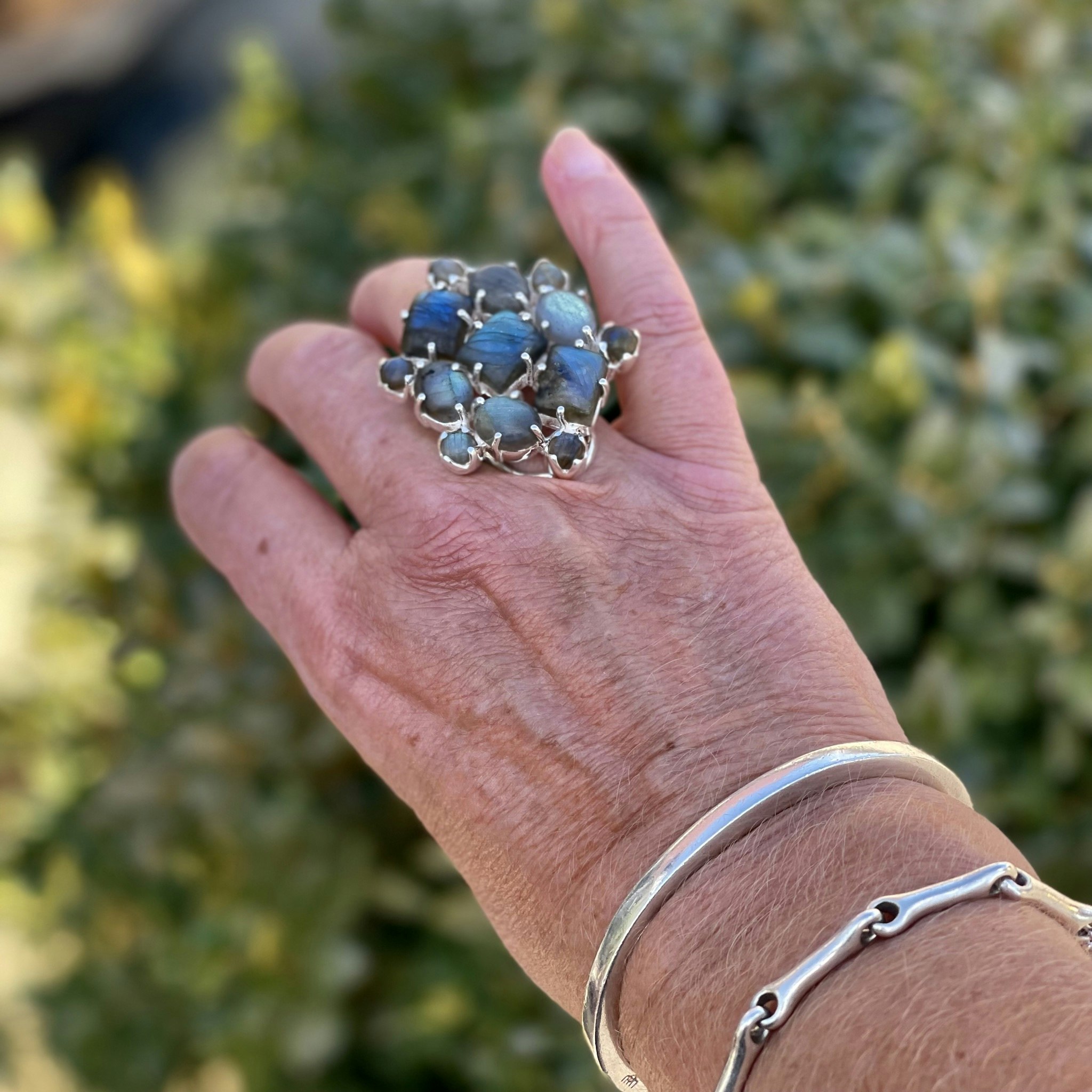 Ring US with Labradorite