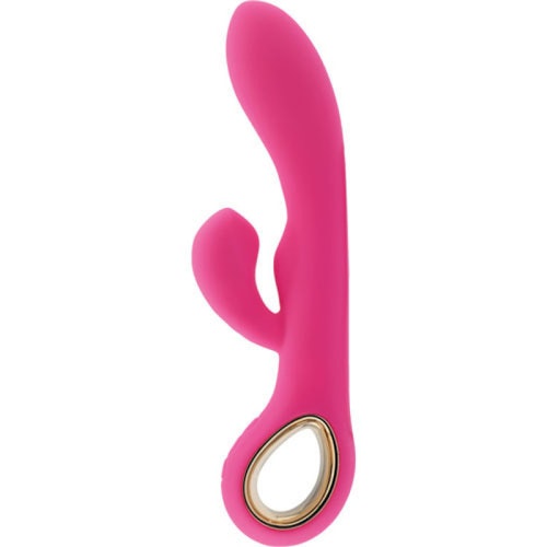 Rabbit Vibrator G-Double Touch Grip Pink