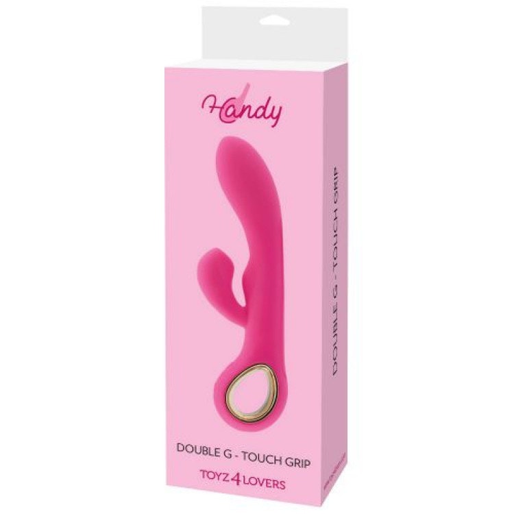 Rabbit Vibrator G-Double Touch Grip Pink