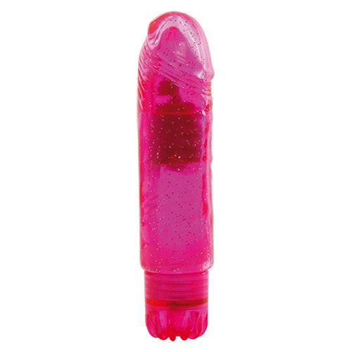Jammy gelé fräsch glitter rosa vibrator