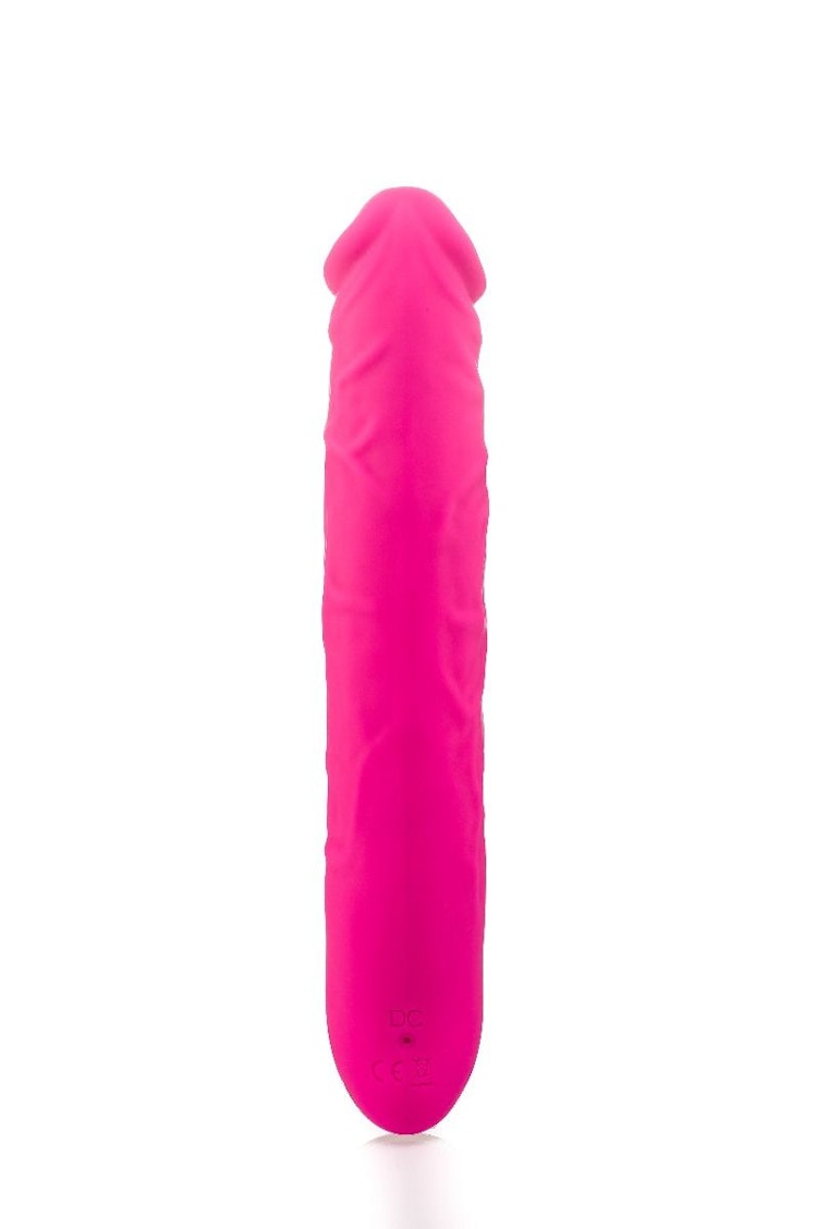 Rosa realisktisk vibrator