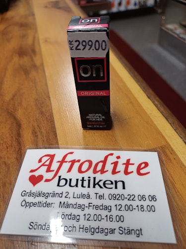 Sensuva ON Arousal original 5 ml Olja för kvinnors klitoris