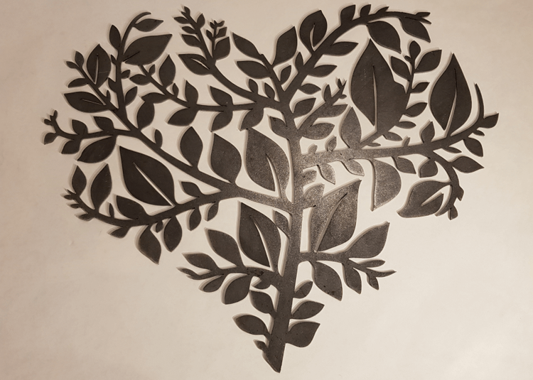 Löv-Hjärta | Snygga och personliga dekorationer - Walfridsson's Skärservice  AB