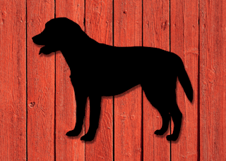 Fasaddekor Hund, Labrador