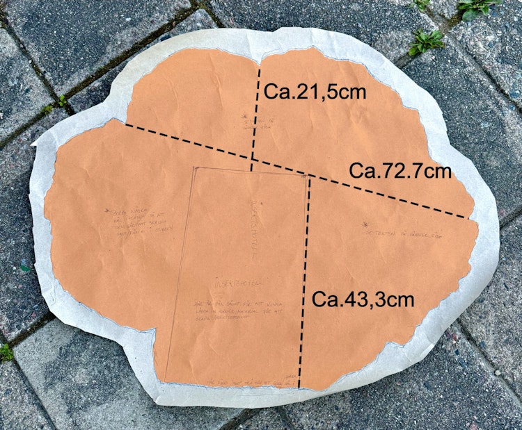 Cortenplåt till stubbe S175