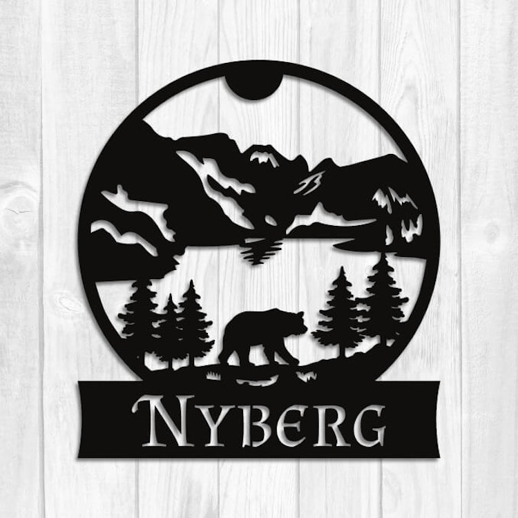 Personlig väggdekor "Vildheten"