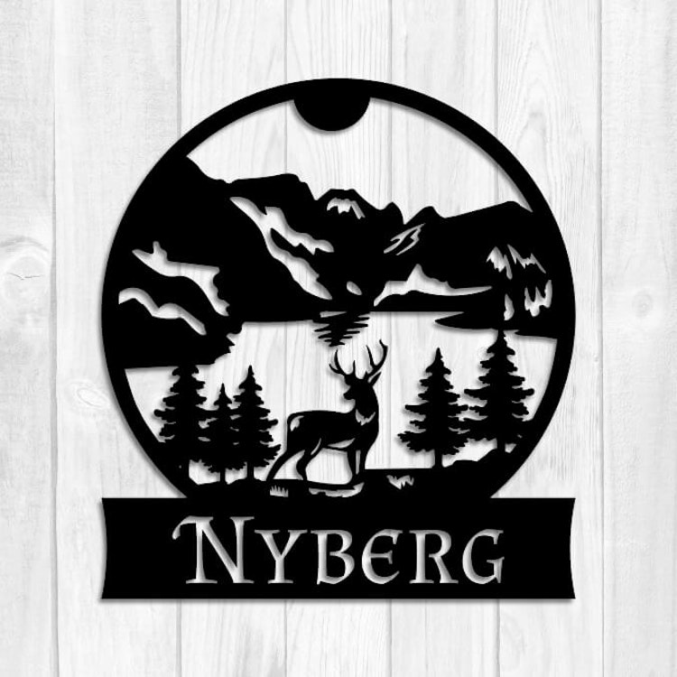 Personlig väggdekor "Vildheten"