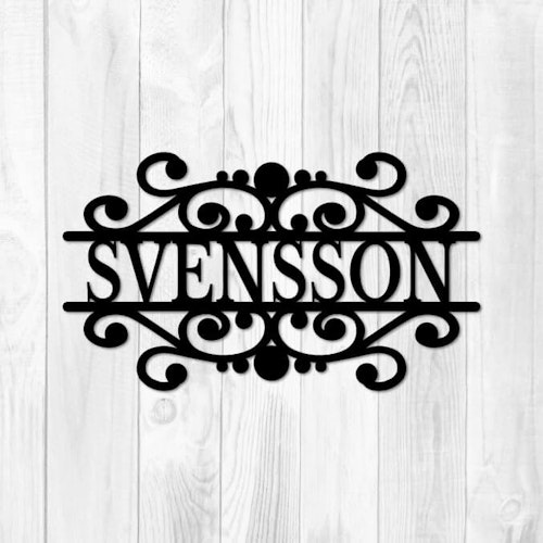 Personlig väggdekor med egen text - "Benägenheten"