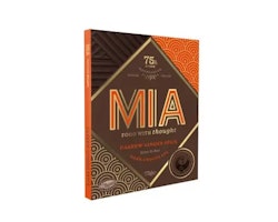 MIA mörk Choklad Madagaskar 75%, Cashew ginger spice, 1st 75g