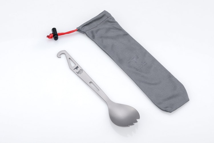 Titanium Spork med kapsylöppnare