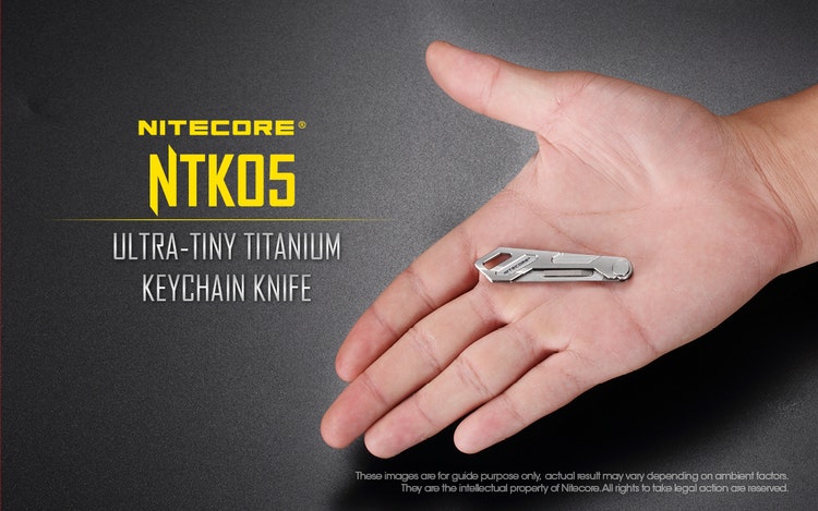 Nitecore Vikbar Titanium EDC kniv 4,8gram