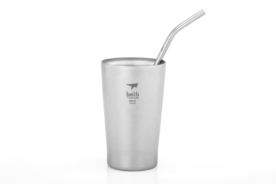 Keith Titanium Straws (Curved)