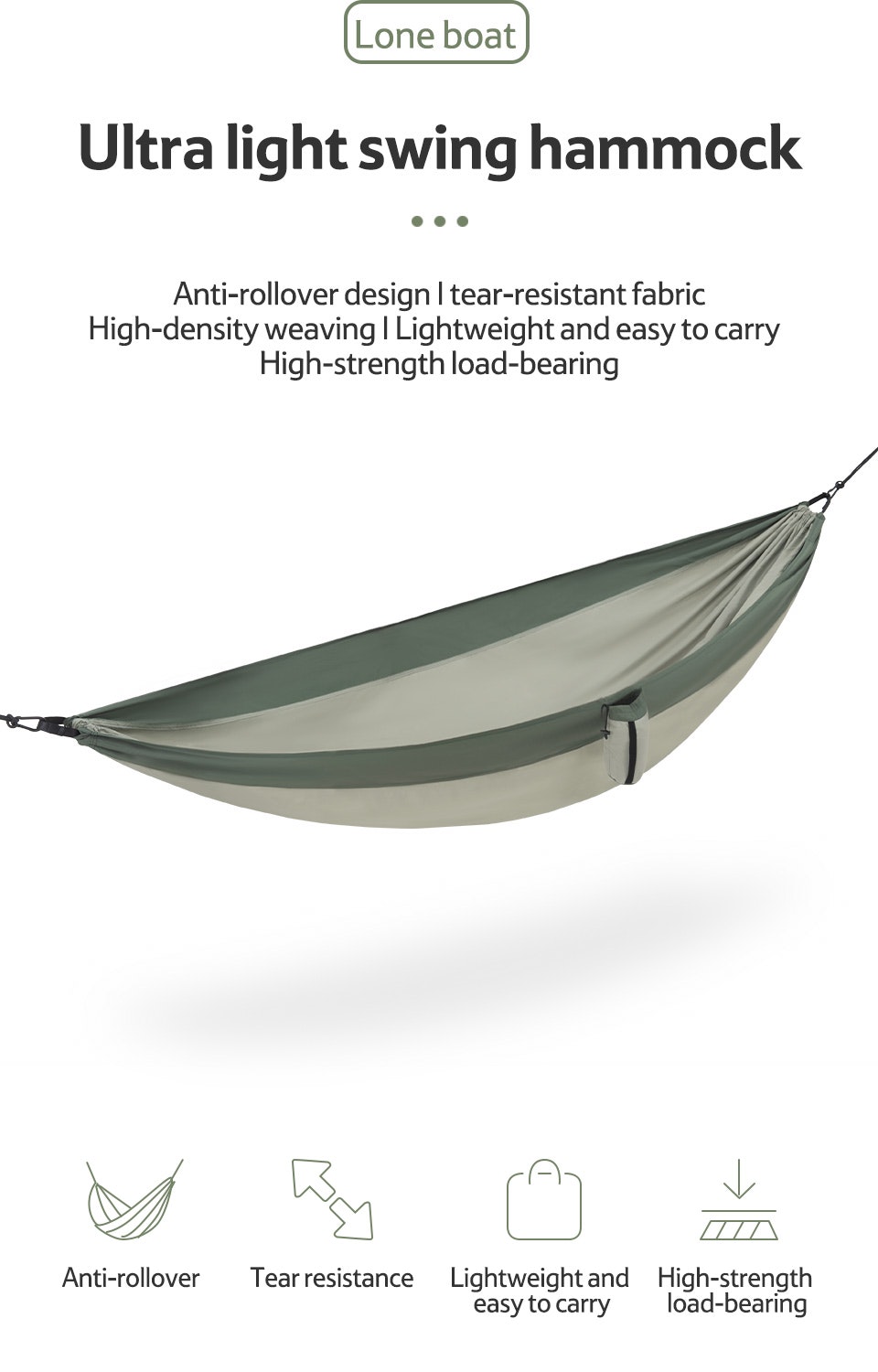 Hammock Ultralight Singel Swing