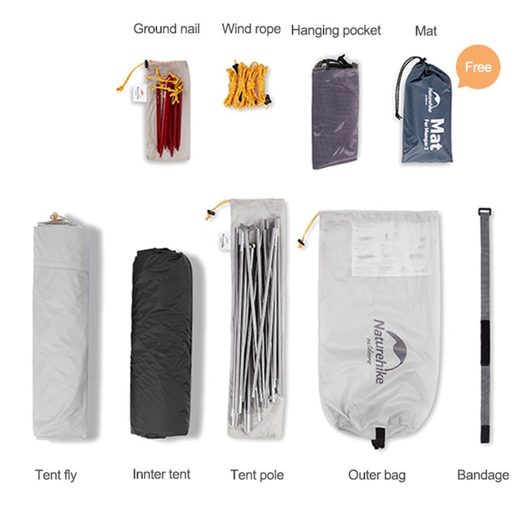Naturehike Mongar - two-man tent - Nomali - Takes you closer