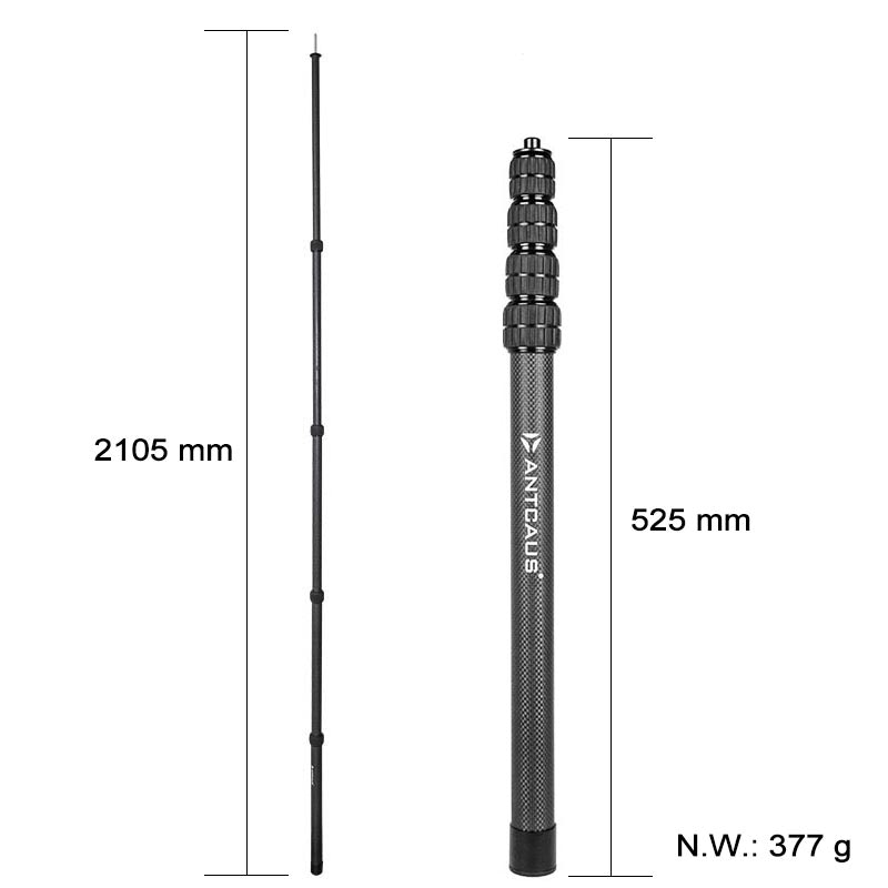 Telescopic carbon fiber Tent Pole/Tarp Pole 2.1 m