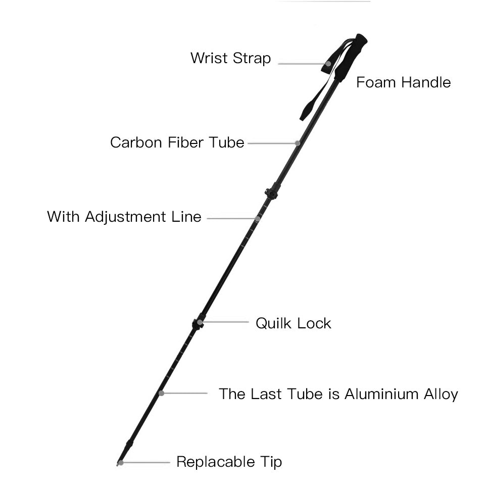 3F UL Gear carbon fiber hiking poles