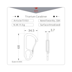 Titanium Karbinhake