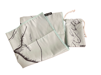 Snabbtorkande Microfiber Resehandduk
