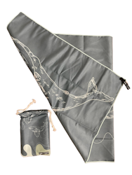 Snabbtorkande Microfiber Resehandduk - Whale