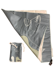 Snabbtorkande Microfiber Resehandduk - Whale