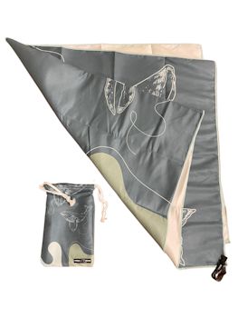 Snabbtorkande Microfiber Resehandduk - Whale