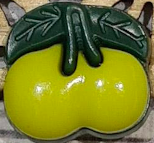 GrönGul Körsbär, knapp, 1,2 cm.*