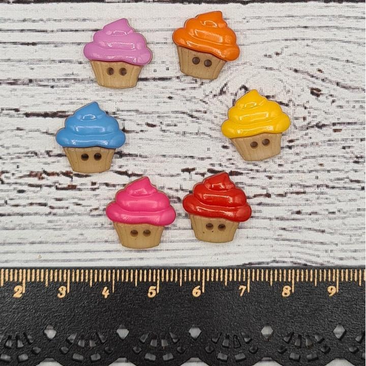 Cupcake Ljusgul, 1,6 cm.*