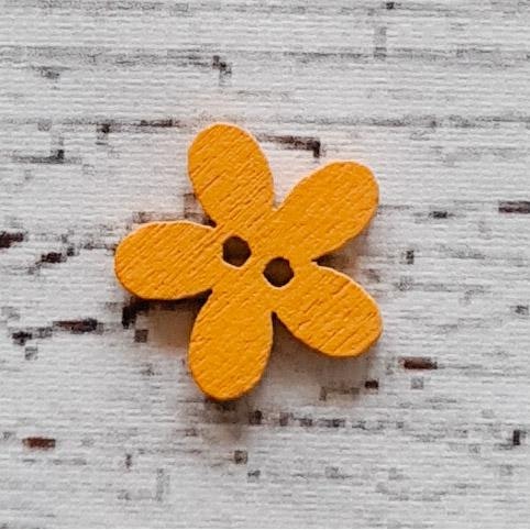 Blomma Z-Orange, 1,5 cm. 4 st.