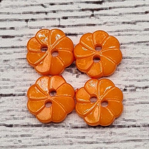 Blomma Orange. 1,3 cm, 4st.