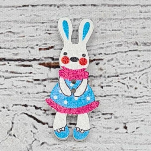 Kanin Blå flicka, 4 cm.