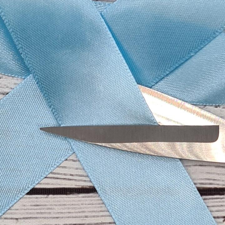 "Nellie" sidenband Ljusblått, 2,5 cm bred
