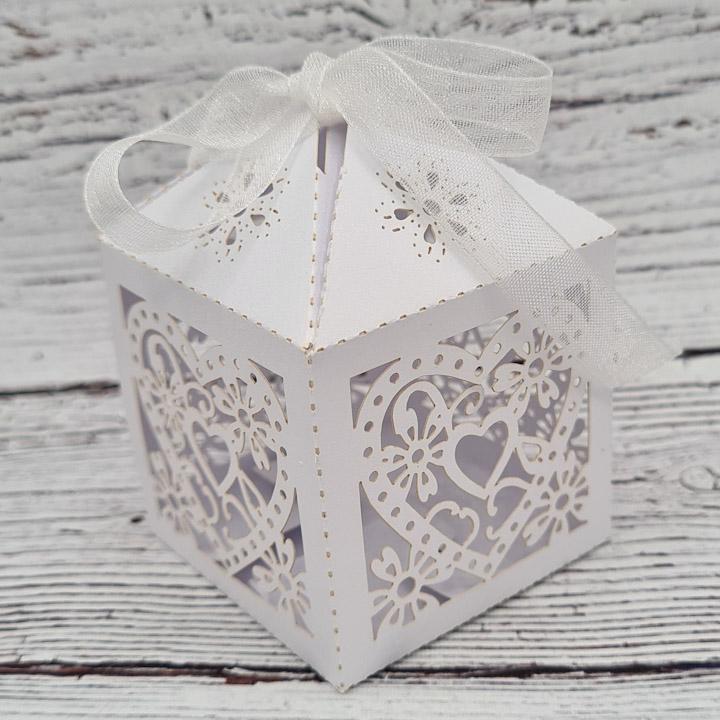 Gift box/Presentask: Bröllop, 8 cm.