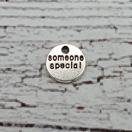 Berlock, Litet hänge "someone special", 1 cm. 1st, 10st, 20st