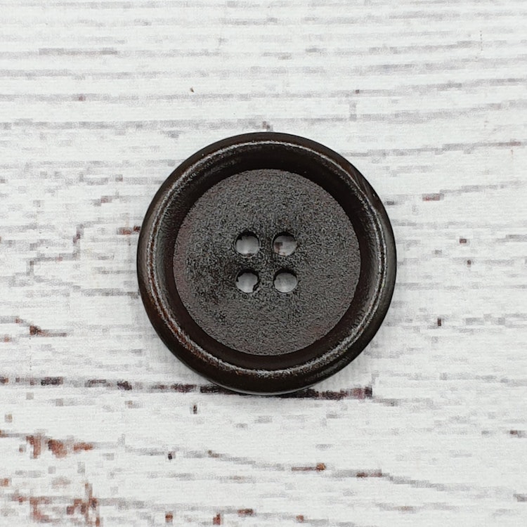 Träknappar "Svart/brun", 2,5 cm.