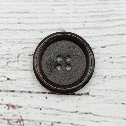 Träknappar "Svart/brun", 2,5 cm