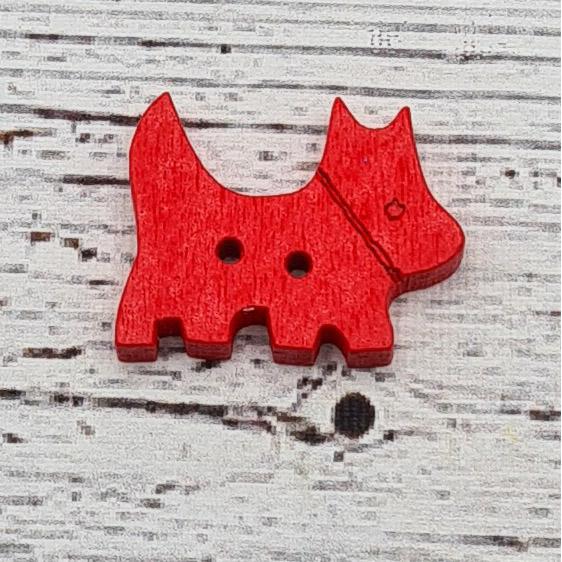 Hund Röd, 2,5 cm.