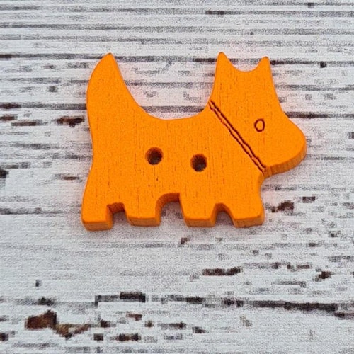 Hund Orange, 2,5 cm.*