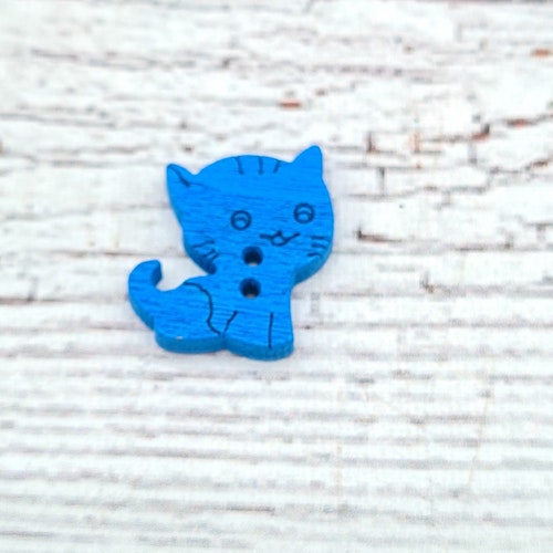Katt Blå, 1,7 cm.