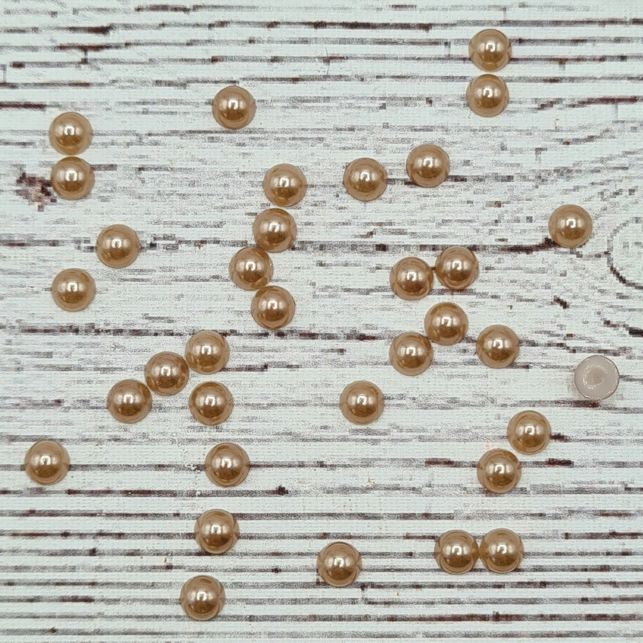 Halv Pärla, guld, 0,5 cm, 100st.