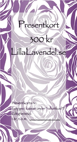 PRESENTKORT 300 KR