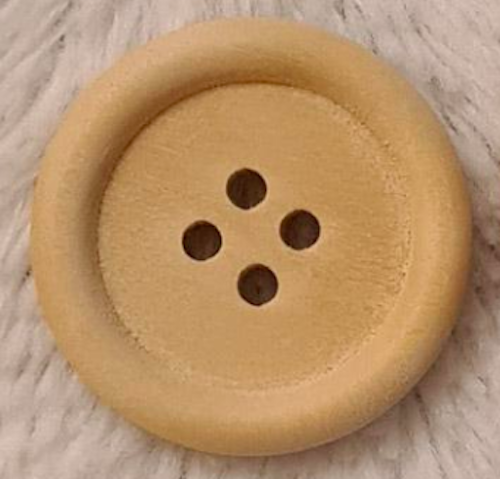 Papaya Whip-knapp, 2,5 cm.