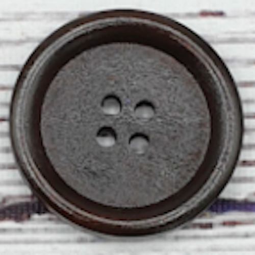 Träknappar "Svart/brun", 2,5 cm.