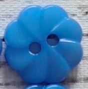 Blomma Blå. 1,3 cm.