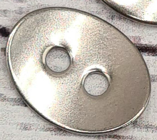 Metallknapp, 1,4 cm.