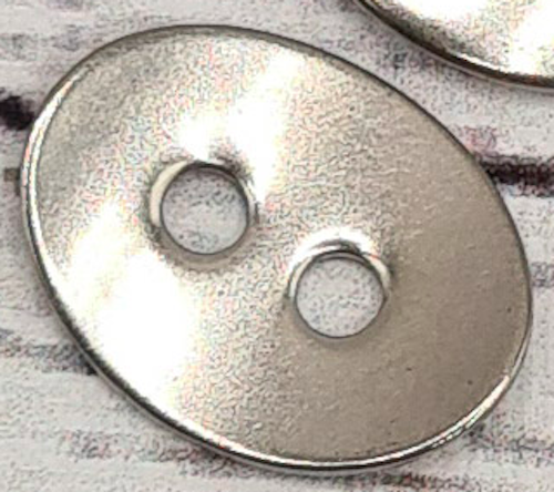 Metallknapp, 1,4 cm.