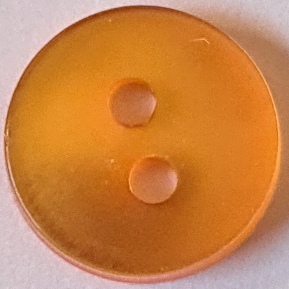 Orange knapp, 1,1 cm.*