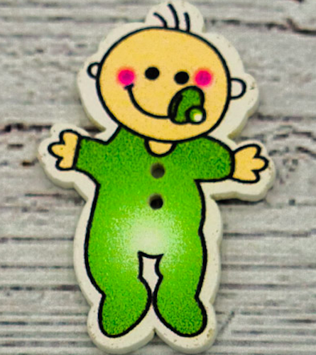 Baby Grön, 4 cm.*