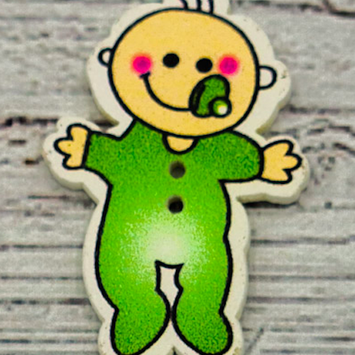 Baby Grön, 4 cm.*