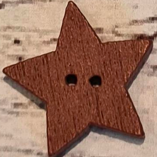 Stjärnskott Choklad, 1,85 cm. 5st.*